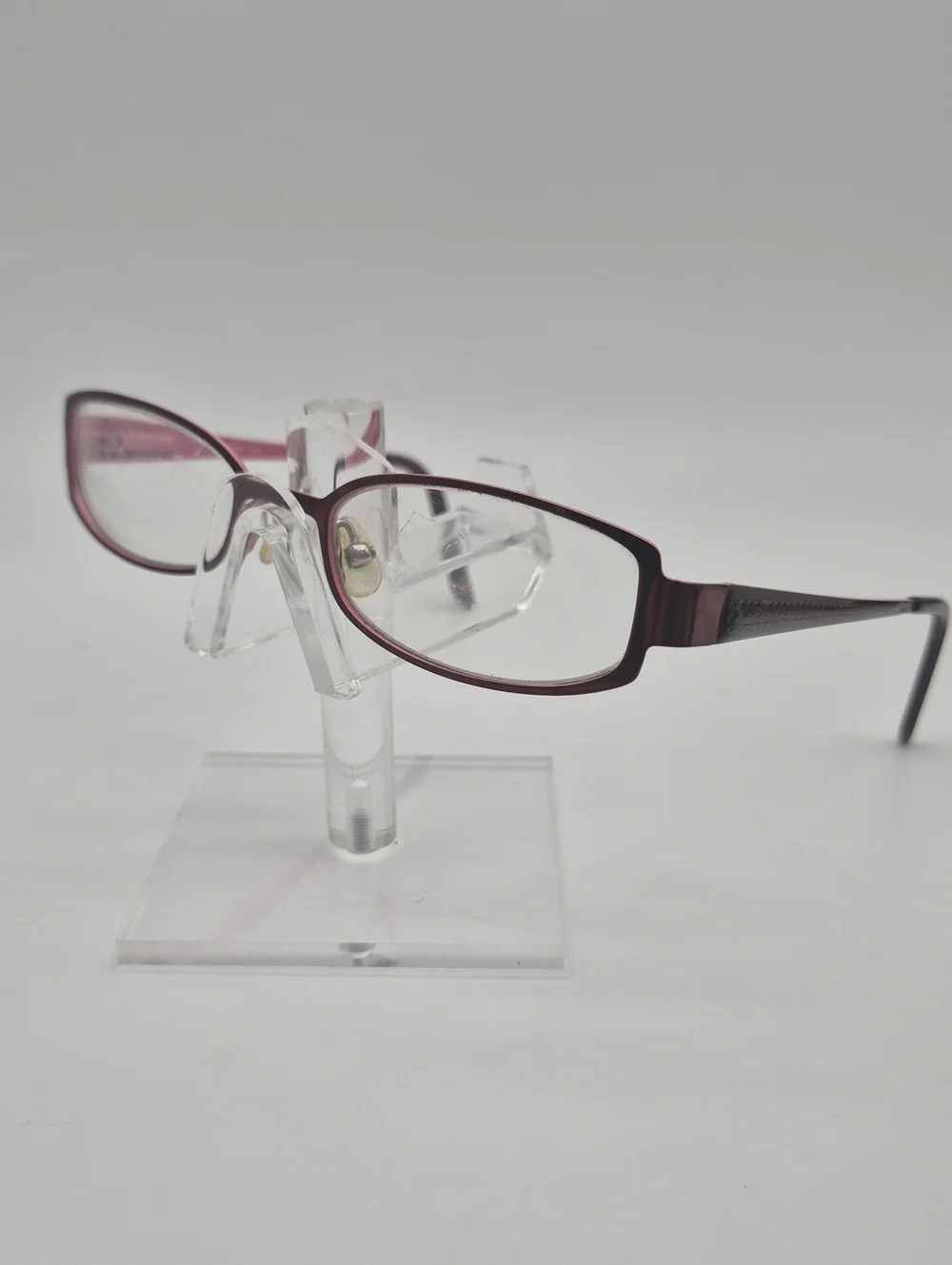 Liz Claiborne Women's Merlot/Pink Eyeglass Frames